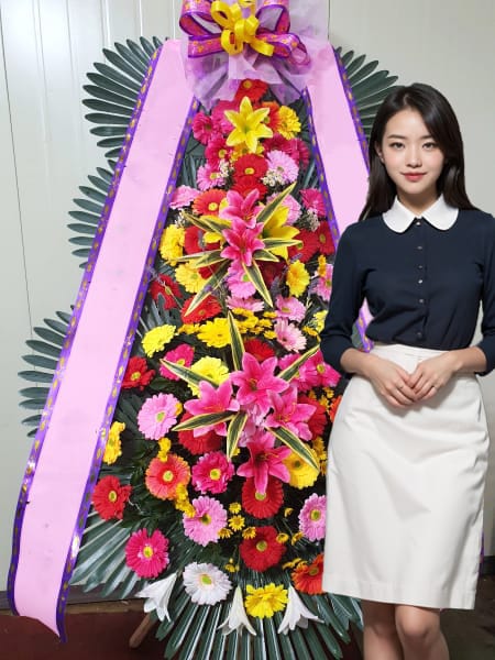 SG웨딩컨벤션 3단화환 기본형